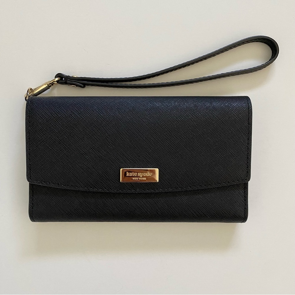 Kate Spade NY Black Wristlet Wallet